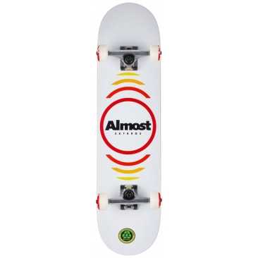 Almost 7.625 X 31.25 Reflex White Skateboard complet