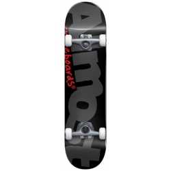 Almost 8.125 X 31.66 Logo Land Black Complete skateboard