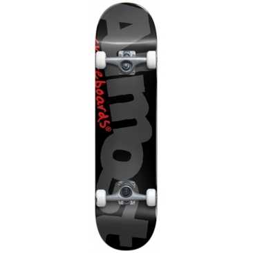 Almost 8.125 X 31.66 Logo Land Black Skateboard complet