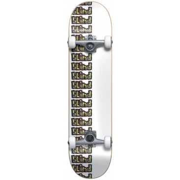 Blind 7.375 X 29.78 Blind Repeat Rail White Skateboard complet