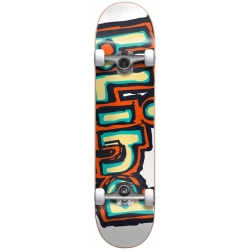 Blind 7.75 X 31.18 Matte Og Stocking White Teal Skateboard completo