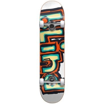 Blind 7.75 X 31.18 Matte Og Stocking White Teal Skateboard completo