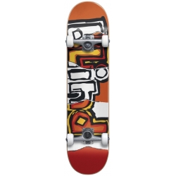 Blind 7.75 X 31.19 Og Ripped Red Orange Skateboard completo