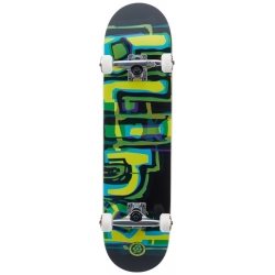 Blind 7.875 X 31.65 Logo Glitch Green Yellow Compleet skateboard