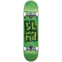 Blind 8.0 X 31.56 Og Stacked Stamp Greeen Skateboard complet