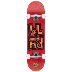 Blind 8.0 X 31.56 Og Stacked Stamp Orange Skateboard complet