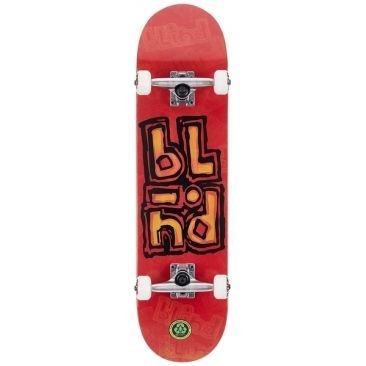 Blind 8.0 X 31.56 Og Stacked Stamp Orange Skateboard completo