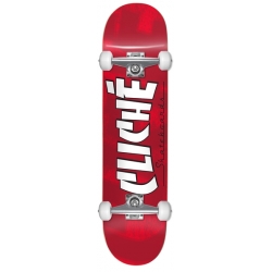 Cliché 7.0 X 28.95 Banco Red Skateboard complet