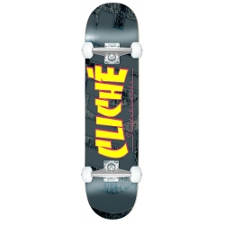 Cliché 7.0 X 29 Banco Black Yellow Skateboard complet