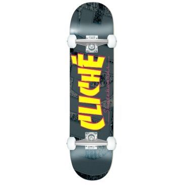 Cliché 7.0 X 29 Banco Black Yellow Complete skateboard