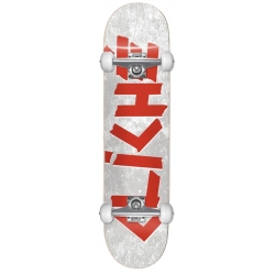 Cliché 7.875 X 31.65 Scotch Red White Skateboard complet