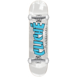 Cliché 8.0 X 31.56 Banco Blue White Skateboard complet