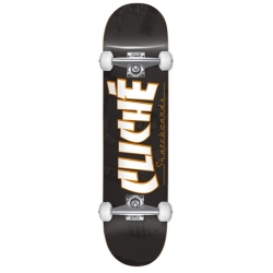 Cliché 8.0 X 31.56 Banco Charcoal Skateboard complet