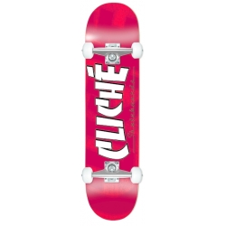 Cliché 8.0 X 31.56 Banco Red Skateboard complet