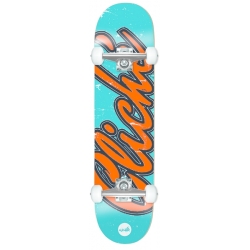 Cliché 8.0 X 31.56 Old Logo Blue Orange Skateboard complet