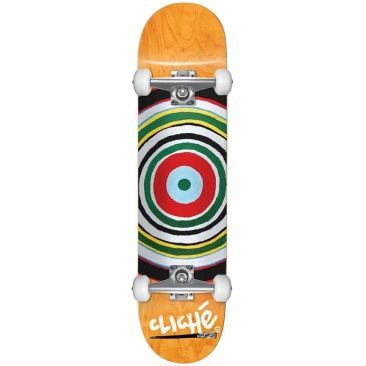 Cliché 8.25 X 32 Painted Circle Multi Komplettes Skateboard