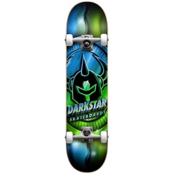 Darkstar 7.25 X 29.2 Anodize Soft Wheels Lime Blue Patineta completa