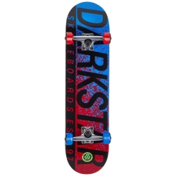 Darkstar 8.0 X 31.56 Wordmark Red Blue Skateboard completo