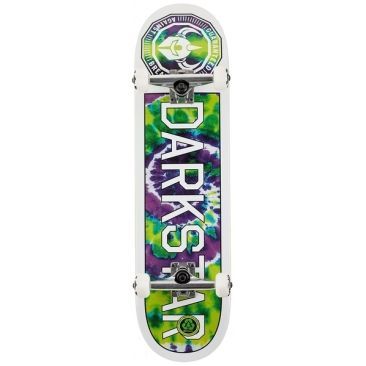 Darkstar 8.25 X 32.0 Timeworks Green Tie Dye Skateboard completo