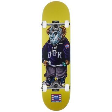 DGK 8.25 The Plug Yellow Komplettes Skateboard