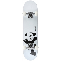 Enjoi 6.75 X 28.2 Whitey Panda Soft Top Resin Wht Komplettes Skateboard