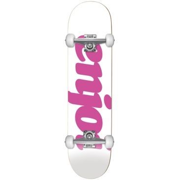 Enjoi 7.25 X 29.2 Seventies Logo Pink Skateboard completo