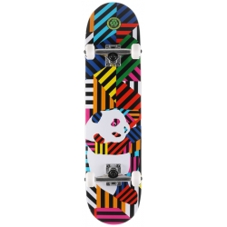 Enjoi 7.75 X 31.2 Panda Stripes Resin Soft Wh Multi Patineta completa