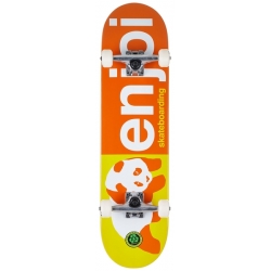 Enjoi 8.0 X 31.56 Half And Half Orange Skateboard complet