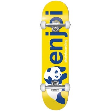 Enjoi 8.0 X 31.56 Half And Half Yellow Komplettes Skateboard