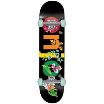 Enjoi 8.0 X 31.6 Flowers Black Skateboard complet