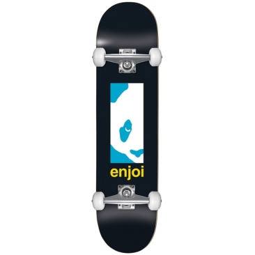 Enjoi 8.125 X 31.66 Box Panda Black Skateboard completo