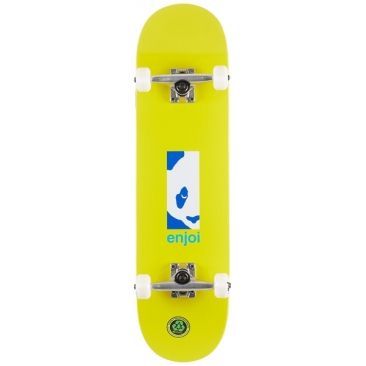 Enjoi 8.125 X 31.66 Box Panda Yellow Complete skateboard