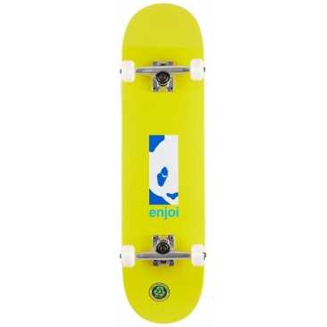 Enjoi 8.125 X 31.66 Box Panda Yellow Skateboard complet