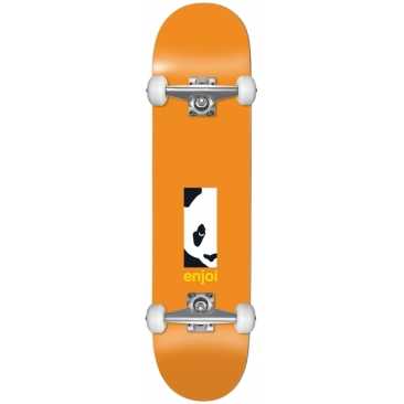 Enjoi 8.125 X 31.7 Box Panda Orange Skateboard complet