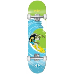 Enjoi 8.25 X 32 Surfts Up Green Skateboard completo