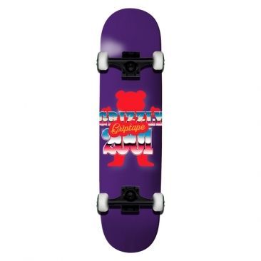 Grizzly 7.75 Cool As Ice Purple Skate completo