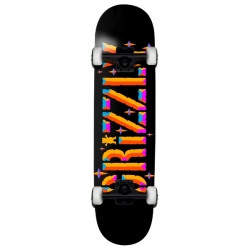 Grizzly 8.0 Beveled Black Skateboard complet