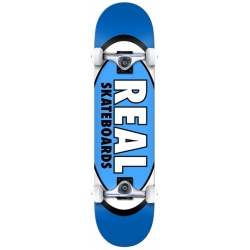 Real 7.75 X 31.6 Classic Oval Blue Md Skateboard completo