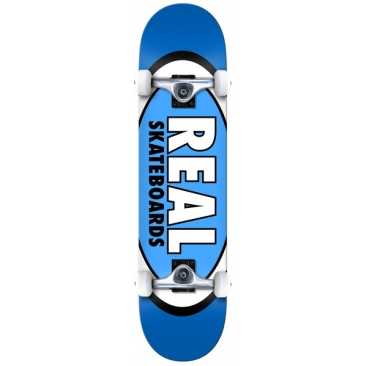 Real 7.75 X 31.6 Classic Oval Blue Md Skateboard complet