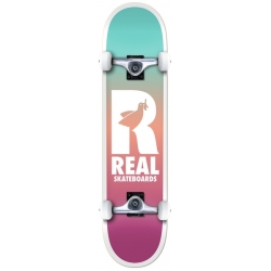 Real 8.0 X 31.8 Be Free Fades Lg Skateboard completo