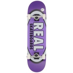 Real 8.25 X 32.2 Classic Oval Purple Xl Skateboard completo