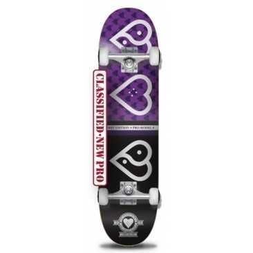 The Heart Supply 7.75 Pro Planet Heart Purple Skateboard completo