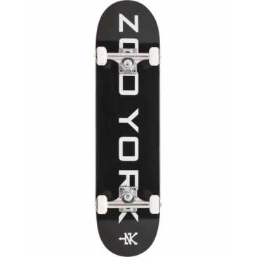 Zoo York 7.75 Og 95 Logo Block Black White Patineta completa