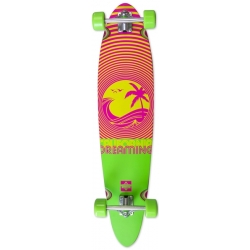 Dusters Longboard 40 California Deaming Neon Green Cruiser Longboard Complet