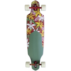 Longboard Channel Floret Red Green 38