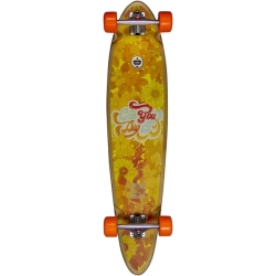 Dusters Longboard Dig It 40 Bamboo Orange Cruiser Longboard Complet