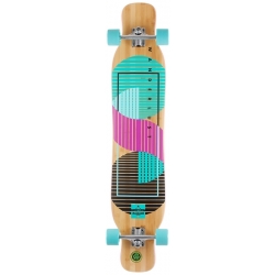 Dusters Longboard Wanderlust 47 Teal Purple Cruiser Longboard Complet