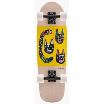 Landyachtz Dinghy Blunt Wild Cats 28.5 X 8.6 Compleet Longboard Cruiser