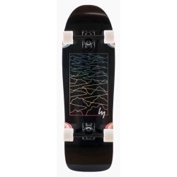 Landyachtz Ditch Life Blk Sine Wave 31 X 9.75 Wb 15 Cruiser Longboard Complet