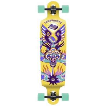 Landyachtz Lb Drop Cat 38 Journey 38.6 X 9.9 Cruiser Longboard Complet